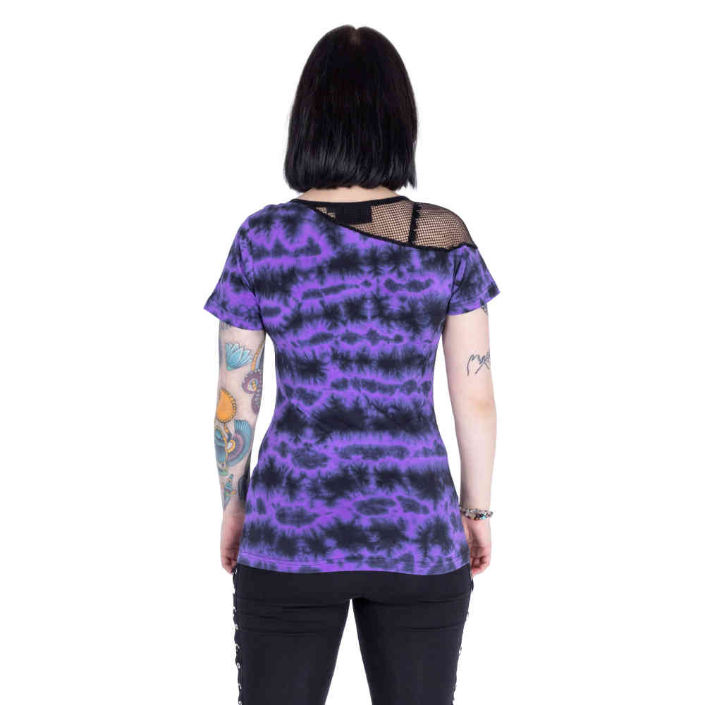 Poizen Industries - Sadira Top - Black/Purple